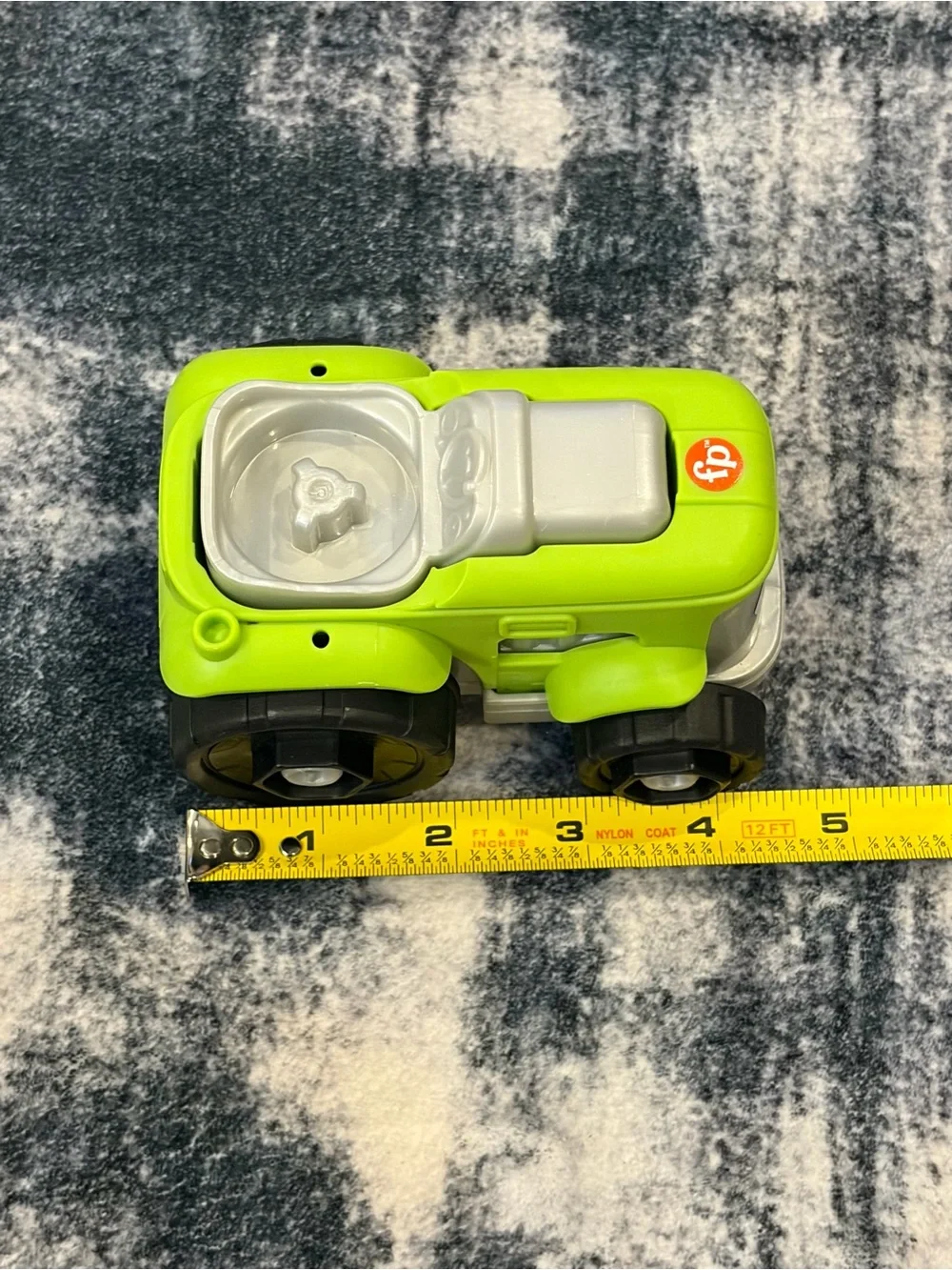 Fisher-Price Little People Green Tractor Smiling Toy 2023